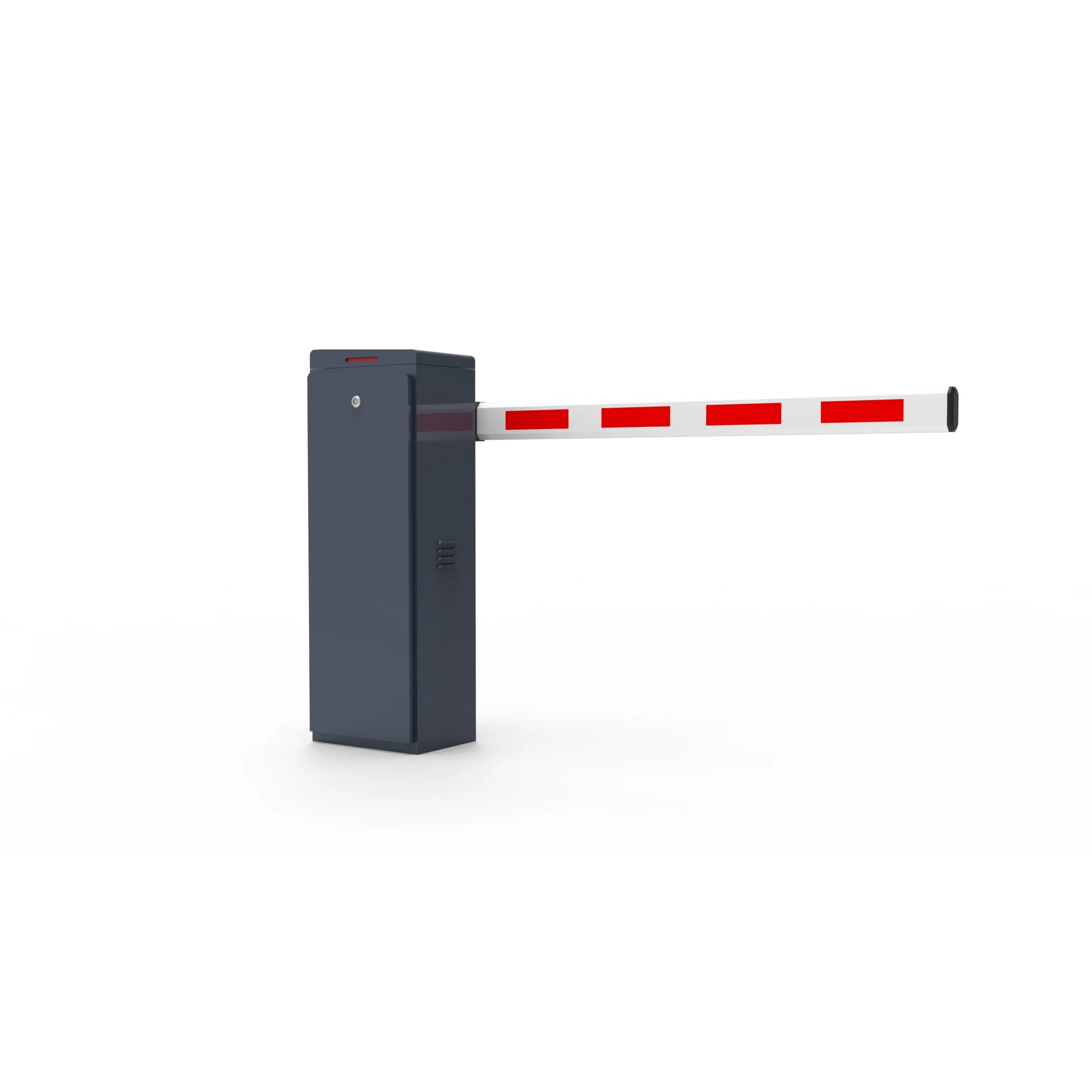 Articulated DC Boom Barrier Gate for Toll Revenue System - Smart Folded Arm Motorized Vehicle Access Control & Parking Management System