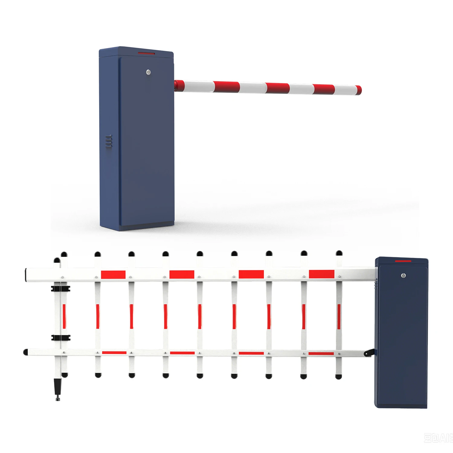 Smart 6m Boom Barrier Gate with 30m Wireless Remote Control - Motorized Vehicle Access Control & Traffic Management System