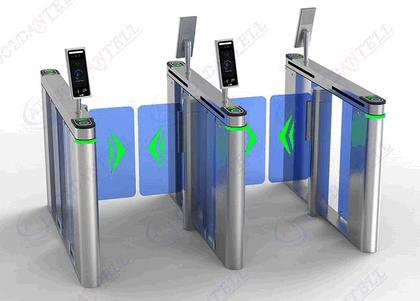 High-Security Biometric Facial Recognition Automatic Speed Gate Turnstile for Restricted Zones – Advanced Pedestrian Access Control System