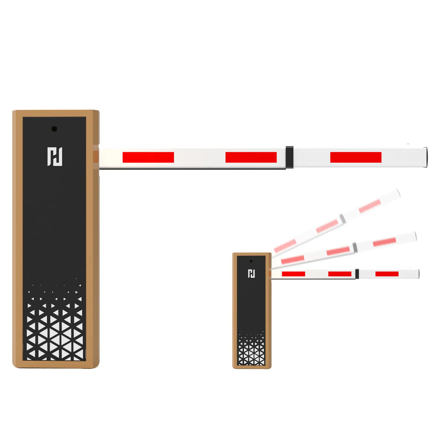 Commercial LPR Integration Servo Motor Boom Barrier Gate - Smart Motorized Vehicle Access Control & Automatic License Plate Recognition System