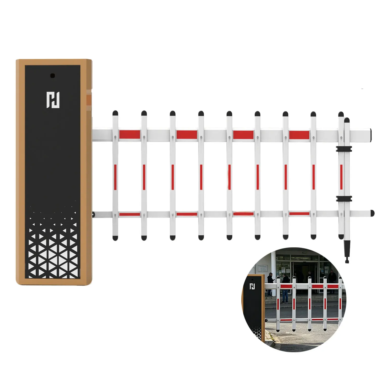 High-Traffic Industrial Toll Management Barrier Gate - Smart Motorized Vehicle Access Control & Heavy-Duty Traffic System