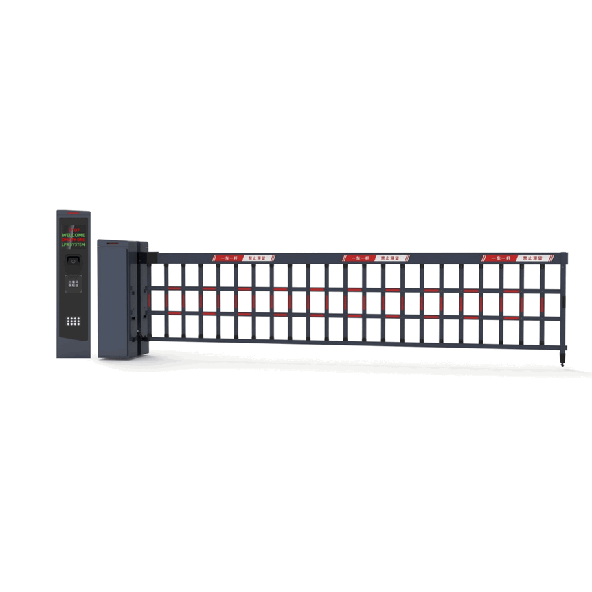 DC 24V Automatic Traffic Barrier Gate for Distribution Logistics Depots - Heavy-Duty Smart Vehicle Access Control & Boom System