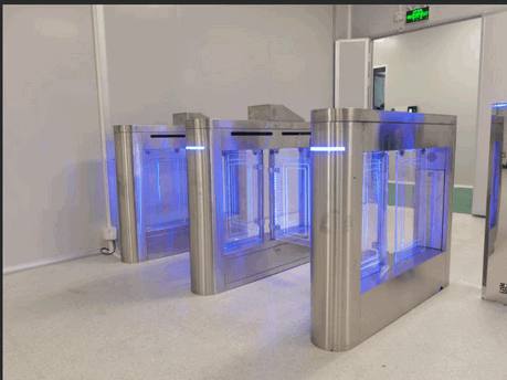 High-Security Biometric Facial Recognition Automatic Speed Gate Turnstile for Restricted Zones – Advanced Pedestrian Access Control System