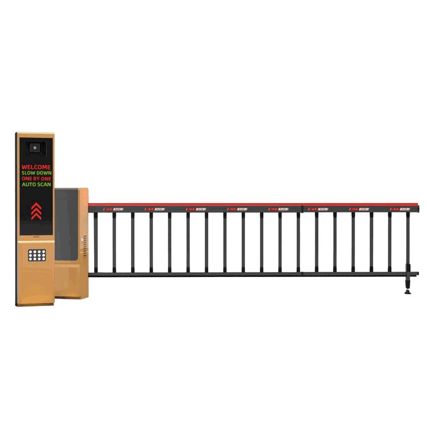 Ticketless Parking System with Automated Unmanned Access Boom Barrier Gate - Smart License Plate Recognition & Contactless Gate Solution