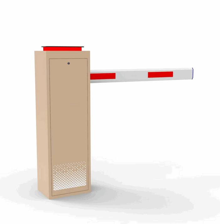 Heavy-Duty All-Metal IC Card Access Automatic Boom Barrier Gate – Waterproof Commercial Security Gate for Business Districts