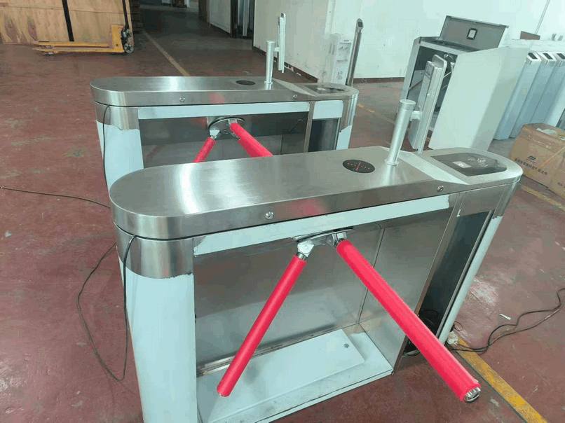 Brushless Motor Tripod Turnstile Gate - IP54 Dust-Proof Access Control System with Anti-Tailgating for Office Parking Management