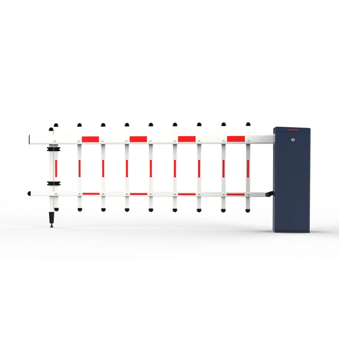 Stainless Steel Toll Boom Barrier & Swing Gate System - Heavy-Duty Vehicle Access Control & Traffic Management System