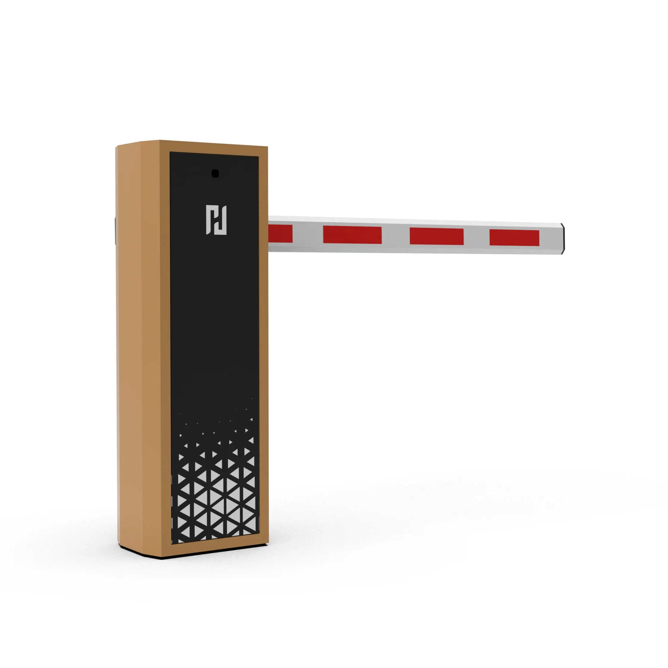 Versatile Automatic Folding Arm Boom Barrier for Traffic Control - Smart Motorized Vehicle Access Management System