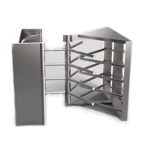 Heavy-Duty Automatic Swing Barrier Gate with Integrated Dome Camera – Security and Access Management System for Residential Construction Sites