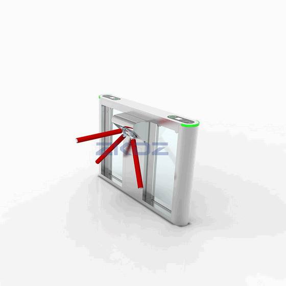 Automatic Tripod Turnstile Gate - Integrated Face Recognition & RFID Access Control System for Retail Store Entrance Management
