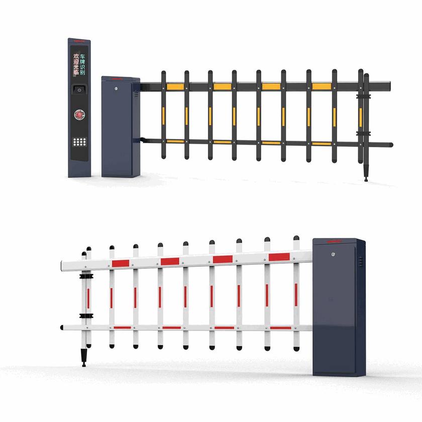 High-Visibility LED Strip Automatic Boom Barrier Gate with Low-Voltage Safety System – Enhanced Security Vehicle Access Control System