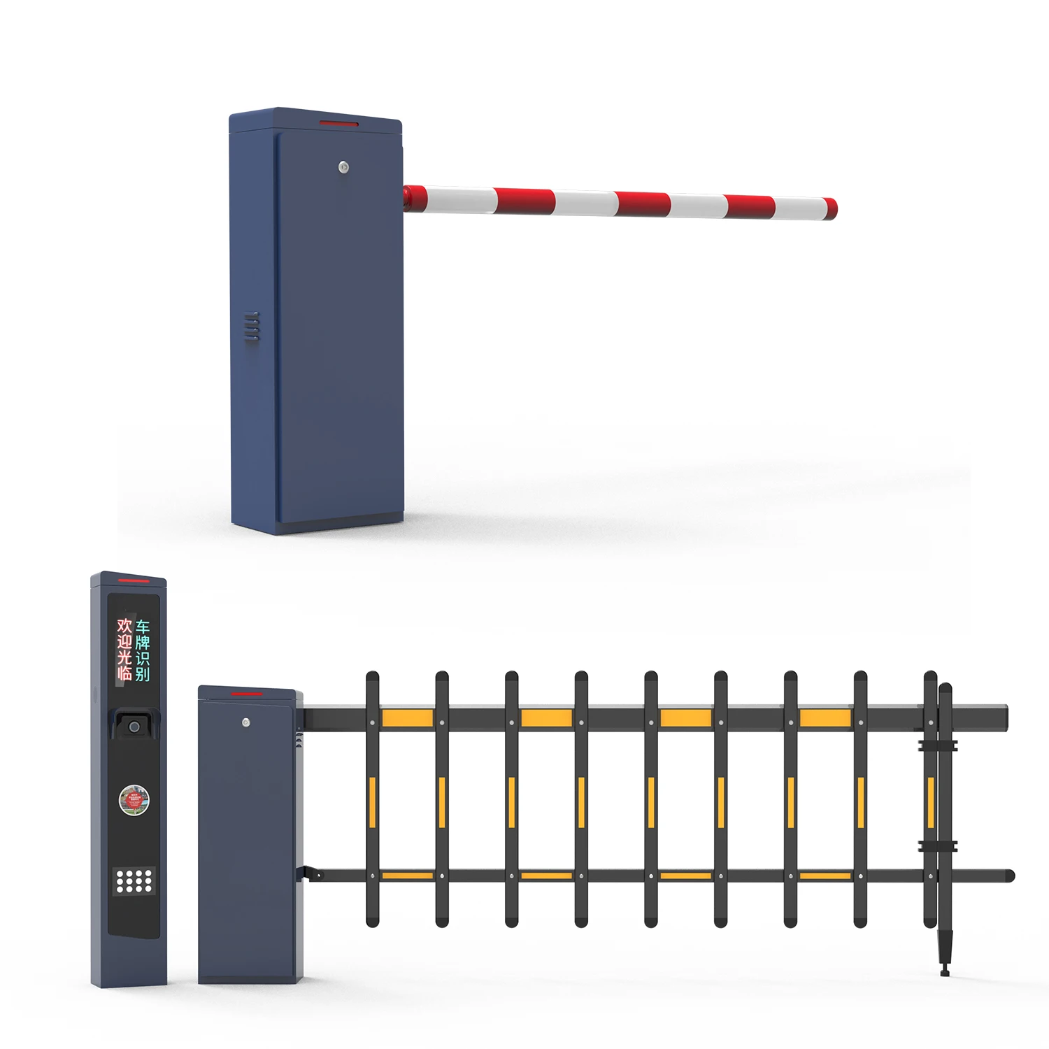 High-Speed IP65 Weatherproof Boom Barrier Gate with Anti-Collision Technology - Smart Motorized Vehicle Access Control & Traffic Management System