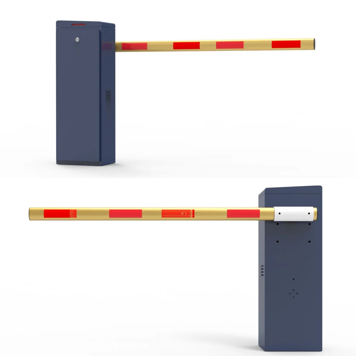 Integrated LPR Parking Management System with Heavy-Duty Boom Barrier Gate - Smart License Plate Recognition & Vehicle Access Control