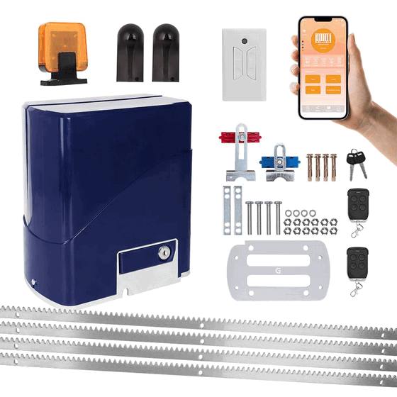 Baroxon 800kg Heavy-Duty Automatic Sliding Gate Motor Kit – Electric Sliding Gate Opener with Wireless Remote Control System for Residential and Commercial Property Access Control Baroxon 800k
