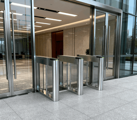 Anti-Collision Automatic Swing Barrier Turnstile Gate with Integrated RFID and QR Code Scanner – Smart Infrastructure Solution for City-Wide Pedestrian Management