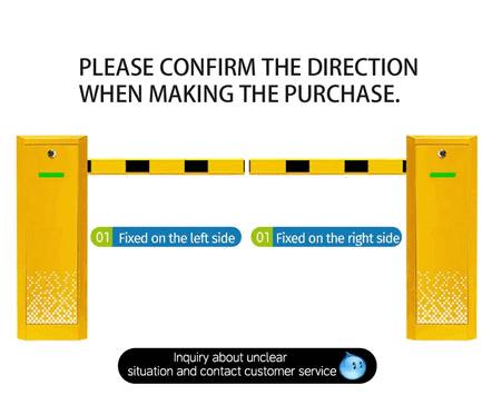 Smart Parking Automatic Boom Barrier Gate with Integrated RFID Digital Access Control System