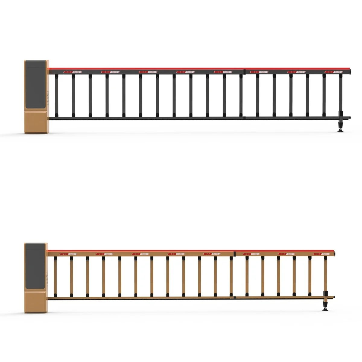 LED Security Boom Barrier Gate for Optimal Entry & Exit - Smart Illuminated Vehicle Access Control & Traffic Management System