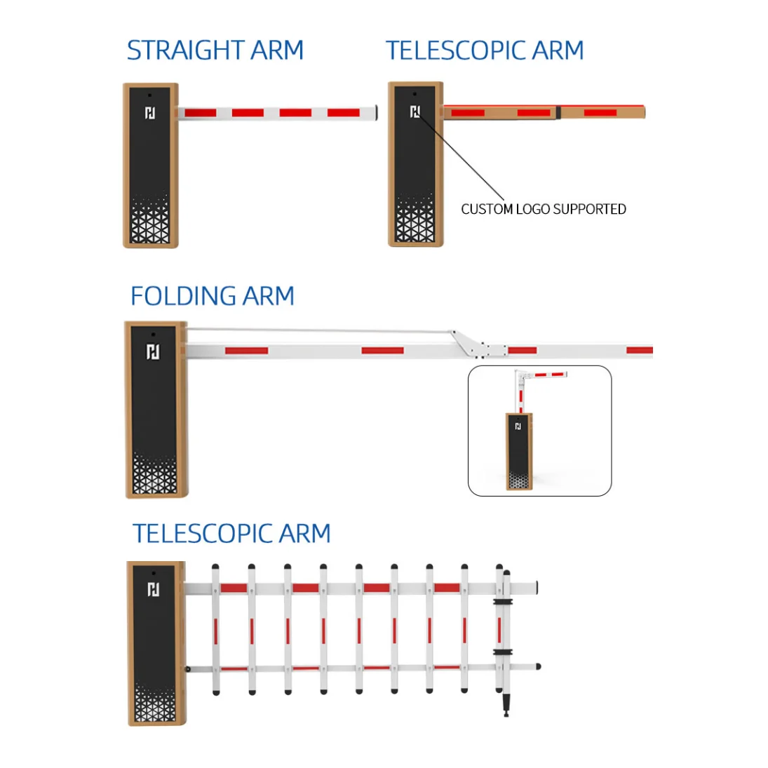 Stable Performance Industrial Security Barrier Gate - Heavy-Duty Motorized Vehicle Access Control & Perimeter Traffic Management System
