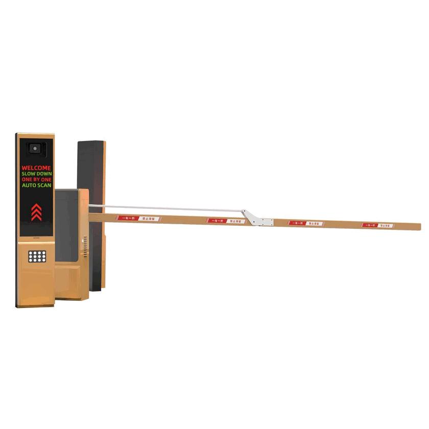 Automatic Parking Control Barrier Gate with Traffic Safety LED Signal Arm - Smart Vehicle Access Control & Boom System