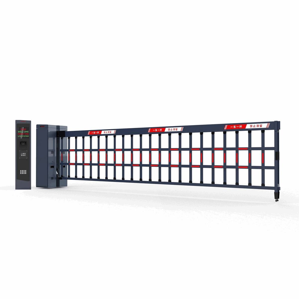 Folding Parking Boom Gate with Multi-Channel Wireless Remote Control - Smart Articulated Arm Vehicle Access Control System