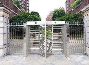 Full height security turnstile for residential community Singapore