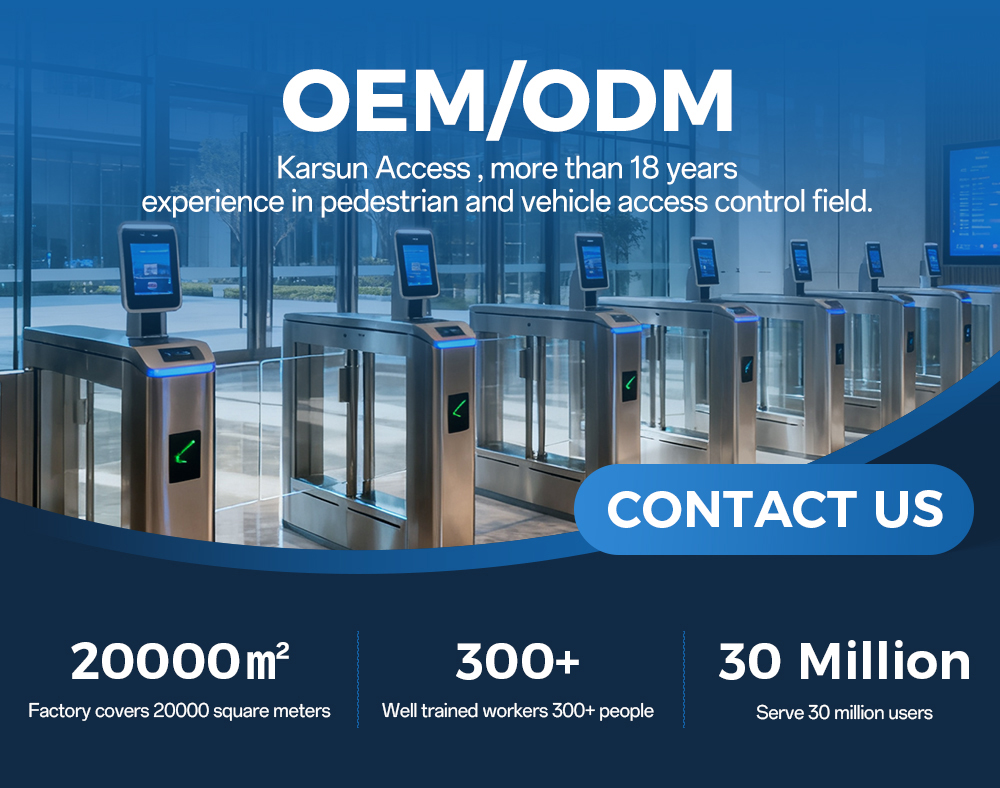 عنوان المنتج: بوابة تمرير مزدوجة مضادة للتصادم برمز الاستجابة السريعة (QR) وتقنية RFID لمشاريع البنية التحتية للمدن الذكية
