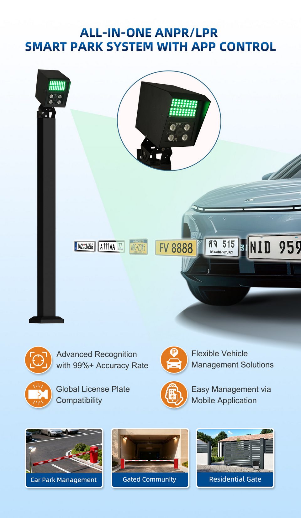 AI-integrated manless parking kiosk package from Baroxon